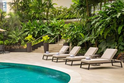 Rooftop pool