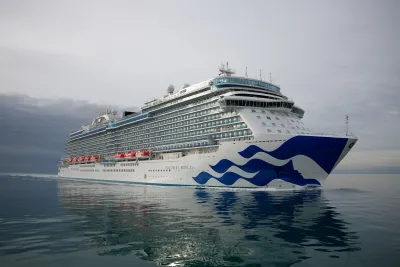 Discovery Princess en el mar