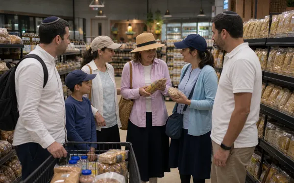 Kosher market stop during the Jewish Heritage Tour