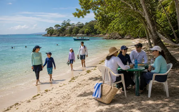 Beach day on Contadora Island in the Pearl Islands