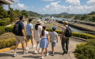 Pasarela y terrazas miradores en el Centro de Visitantes de Miraflores