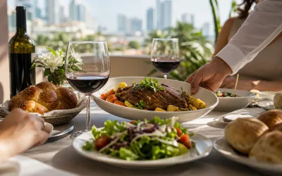 Kosher dining table in Panama