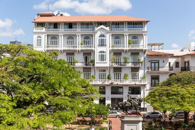 Extérieur de l'hôtel American Trade