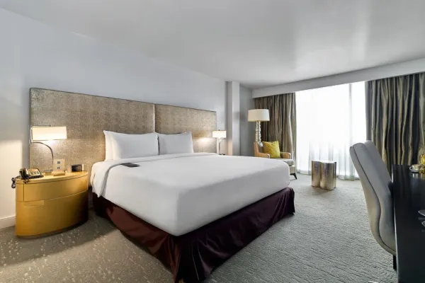 Comfortable hotel room at the Renaissance